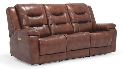 Palliser Furniture Leighton Leather Sofa Power Recliner w/ Power Headrest image
